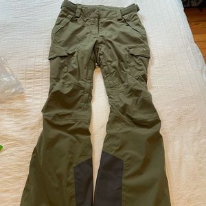 EUC Helly Hansen Switch Cargo 2.0 Ski Pants, Women’s, Sz XS, Olive Green